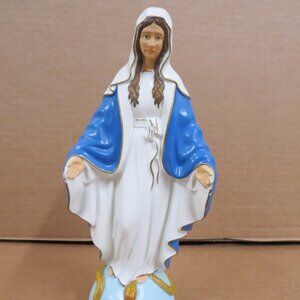 Our Lady of Grace Statue | Virgin Mary Figurine Hand-Painted Catholic Poland